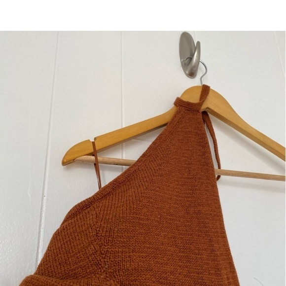 Cult Gaia Cameron Knit Cutout Maxi Dress Brown Size XS NWT - Picture 6 of 7